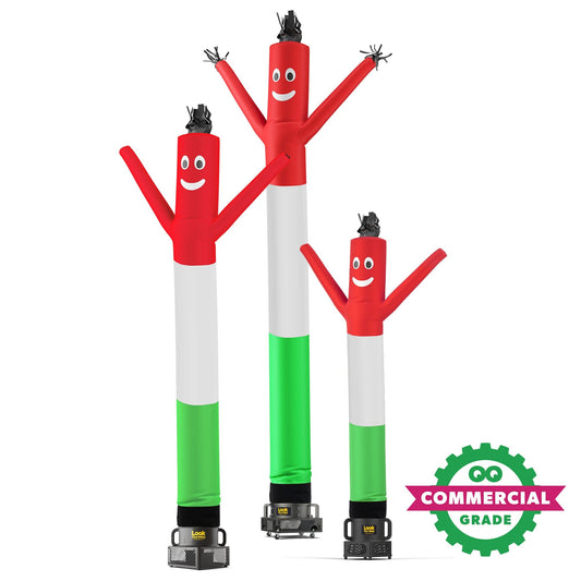 Italian Flag Air Dancers® Inflatable Tube Man