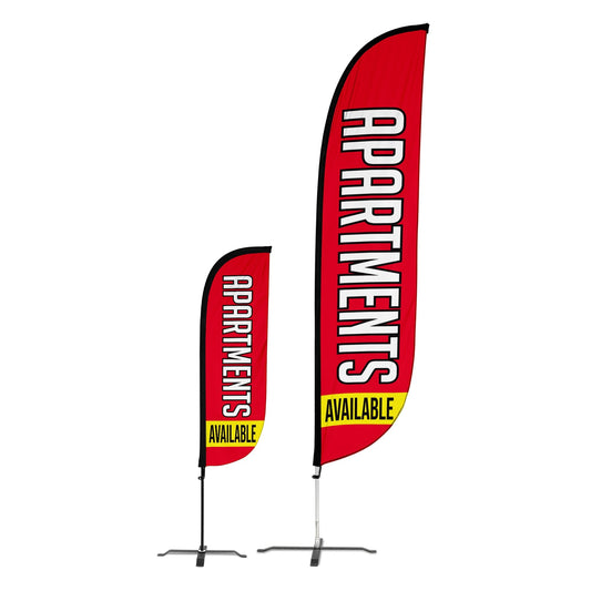 Apartments Available Feather Flag
