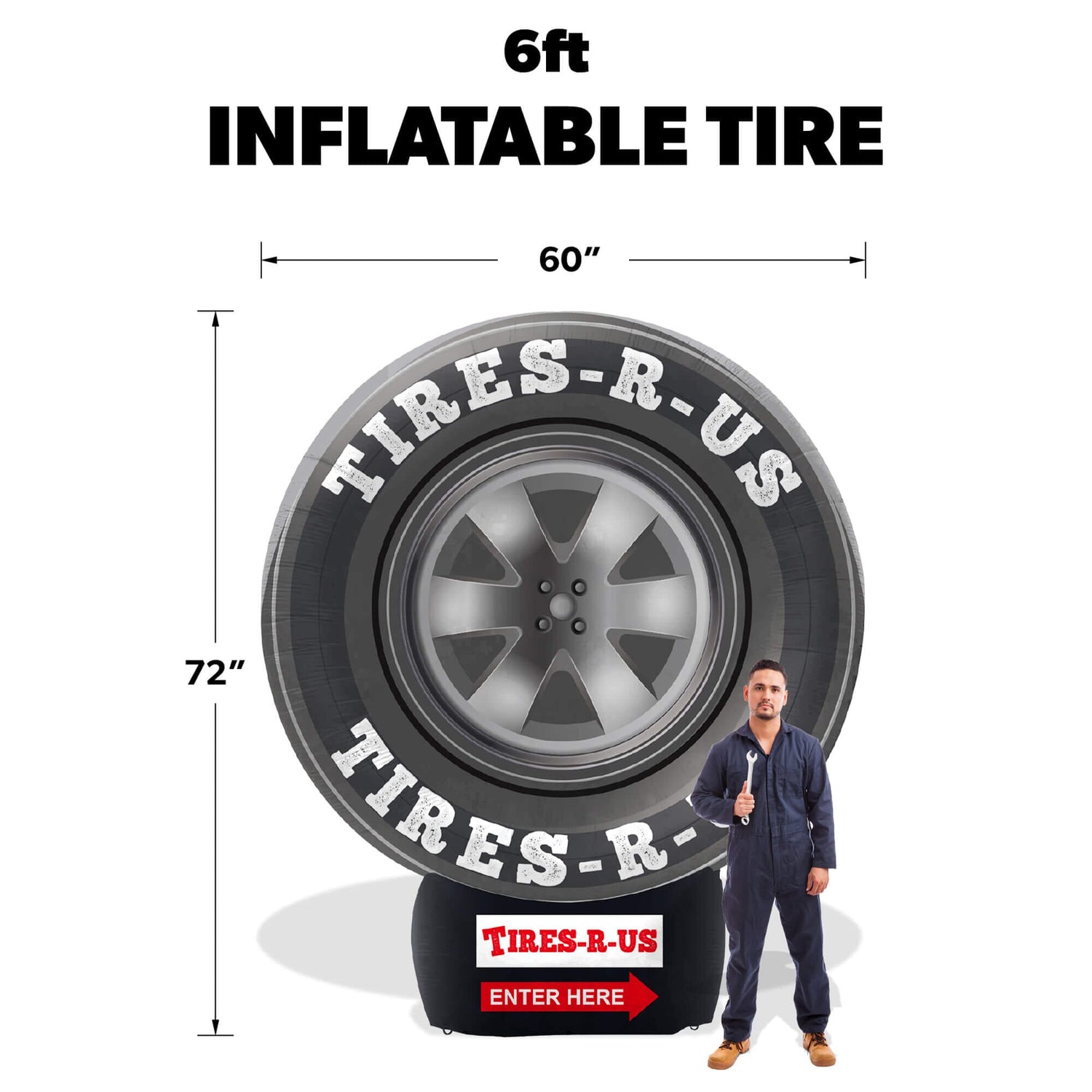 Custom Giant Inflatable Tire 10M0210330