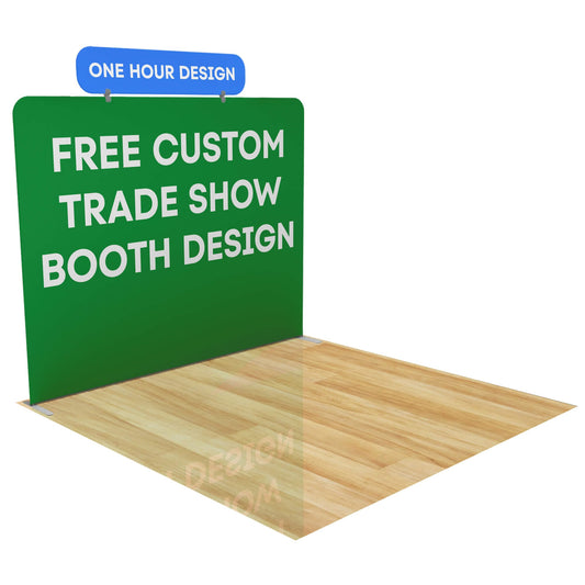 10ft FastZip™ Custom Trade Show Booth Builder 