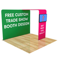 10ft FastZip™ Custom Trade Show Booth Builder 