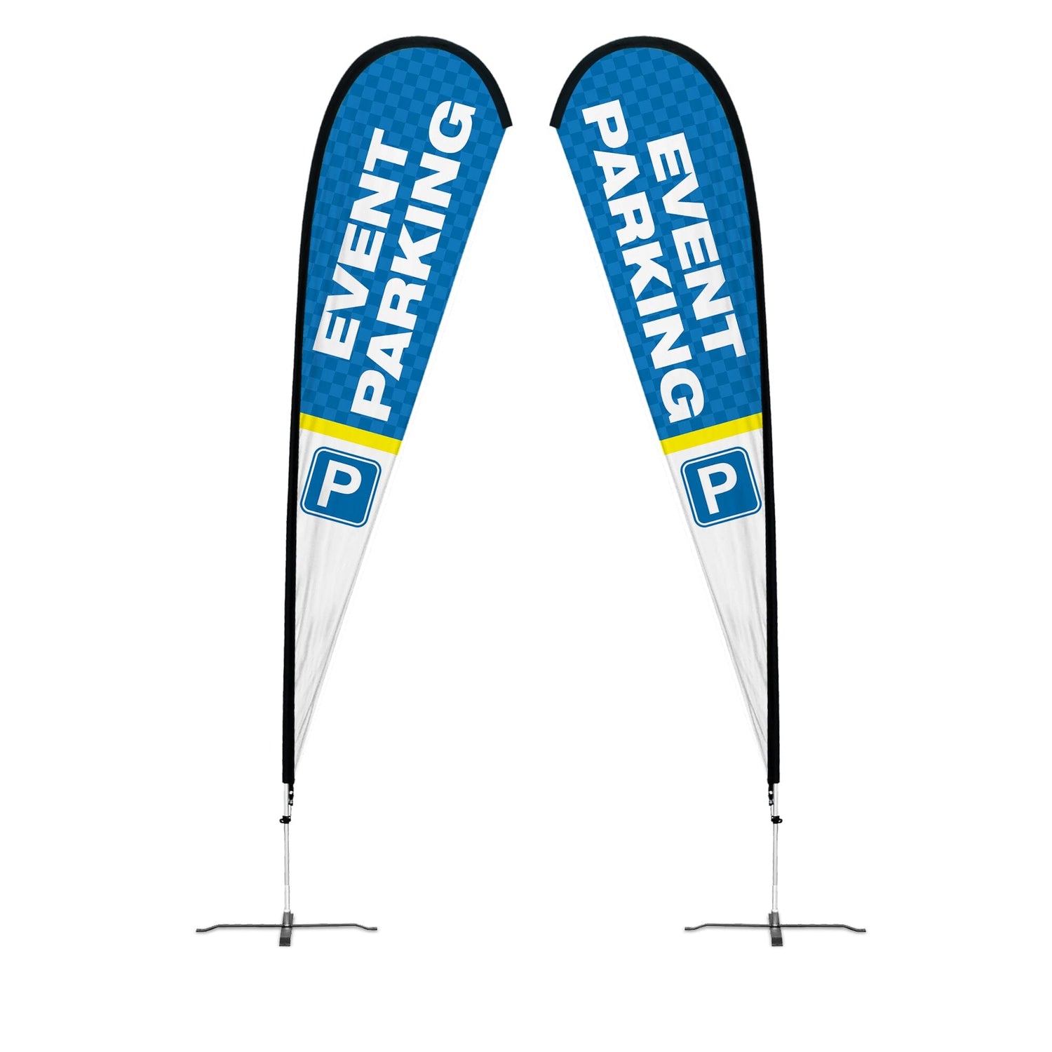 12ft / Double-Sided / X-Stand Pole Set