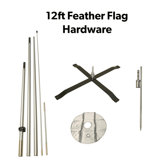 12ft Feather Flag Hardware