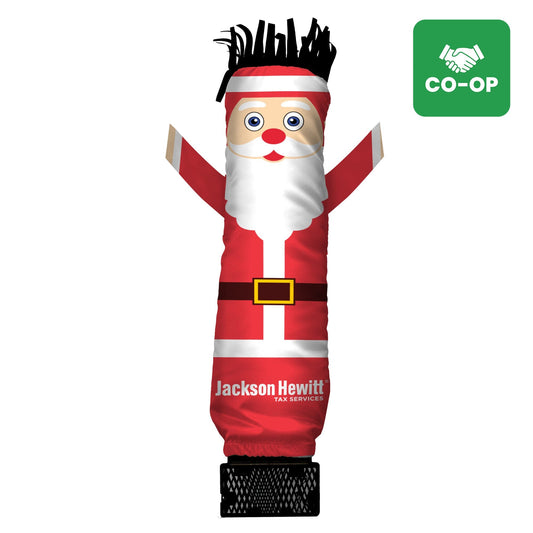 Jackson Hewitt Mini Santa Air Dancers® Inflatable Tube Man