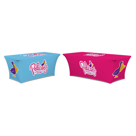 Pelican's Snowballs Stretch Table Cover
