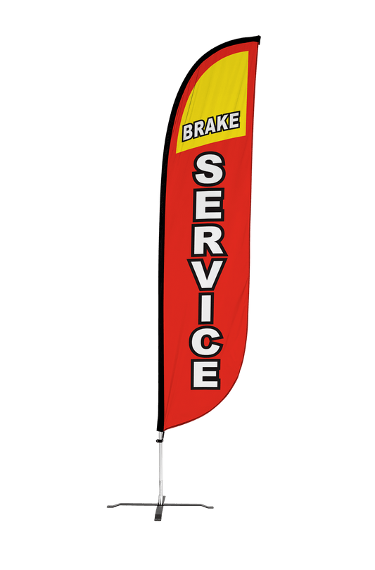 Brake Service Feather Flag