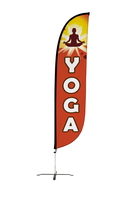 Yoga Feather Flag Red