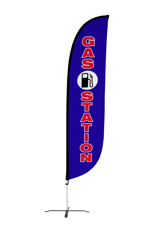 Gas Station Feather Flag