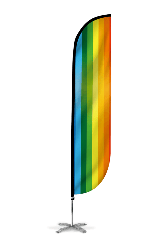 Rainbow Feather Flag
