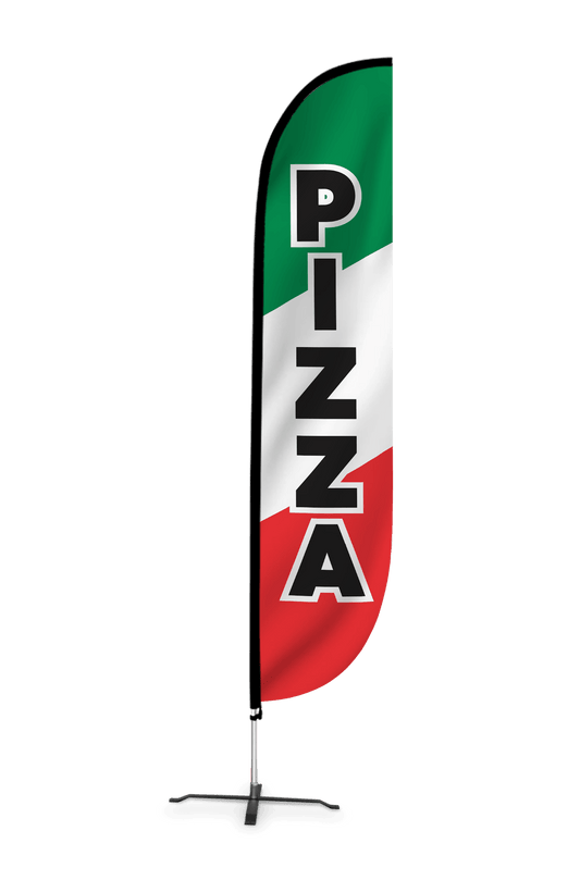 Pizza Feather Flag 