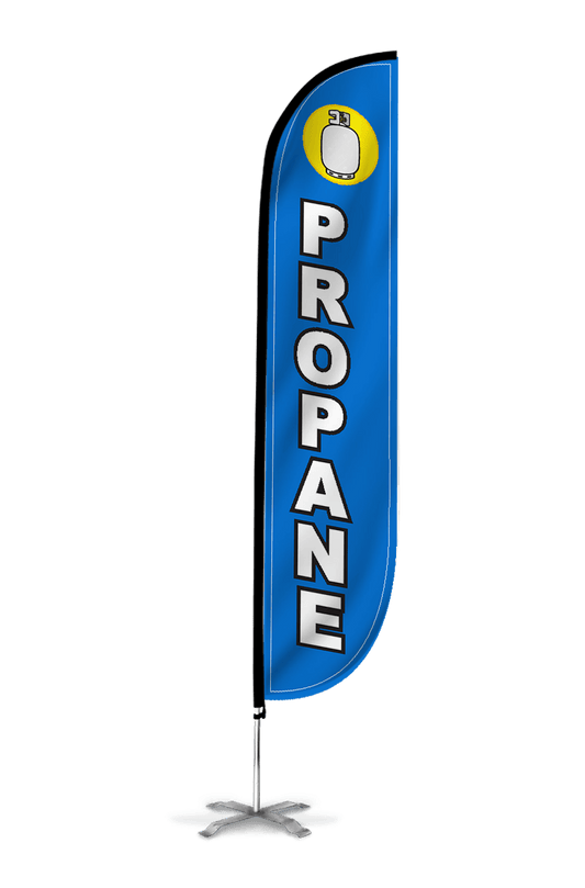 Propane Feather Flag Blue