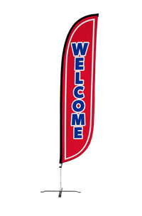 Welcome Feather Flag 10M1200032