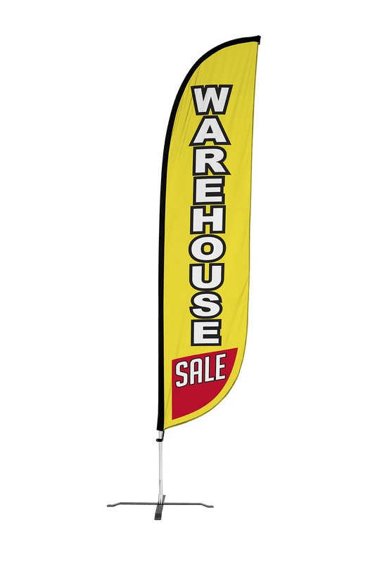 Warehouse Sale Feather Flag