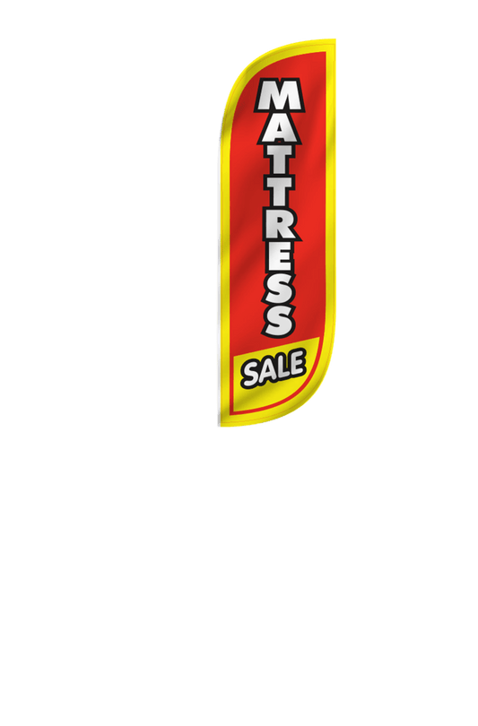Mattress Sale Feather Flag 
