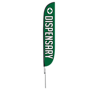 Dispensary Feather Flag 