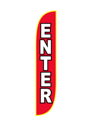 Enter Feather Flag 10M1200259