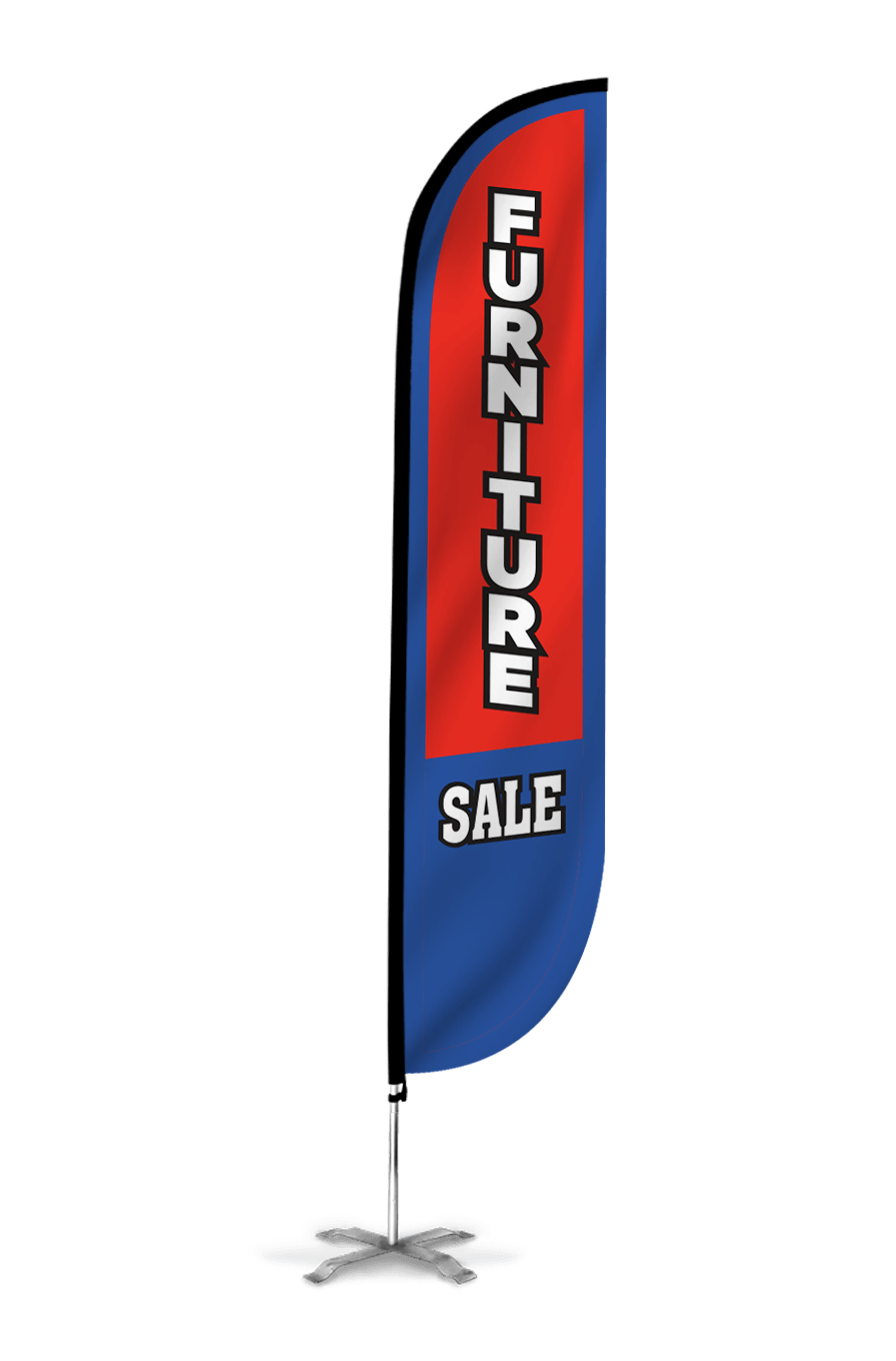 LookOurWay Sale American Flag USA Feather 12-Feet