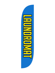 Laundromat Feather Flag Blue 10M1200301
