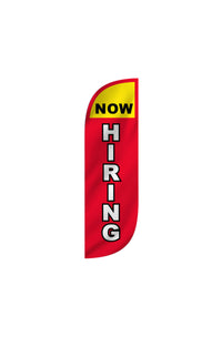 Now Hiring Feather Flag 10M5000136