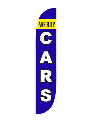 We Buy Cars Feather Flag 10M1200241