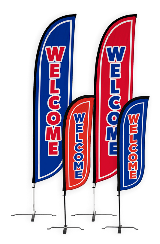 Welcome Feather Flag