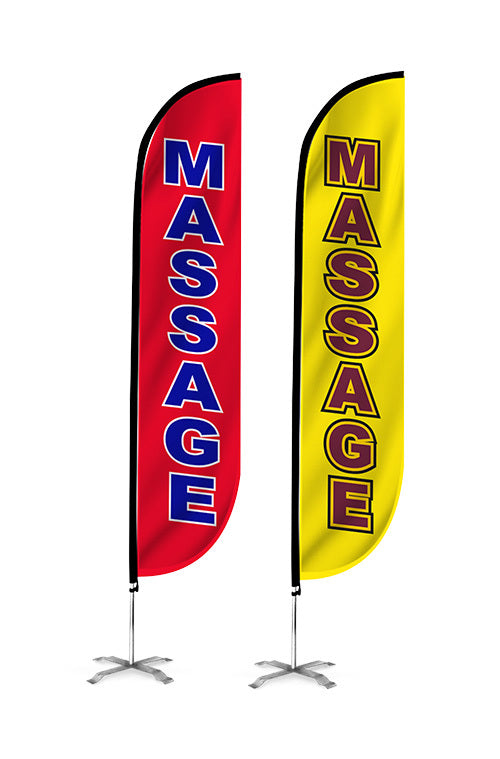 Massage Feather Flag – LookOurWay