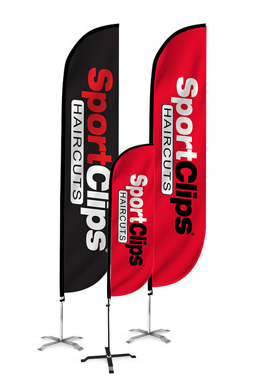Sport Clips Feather Flag