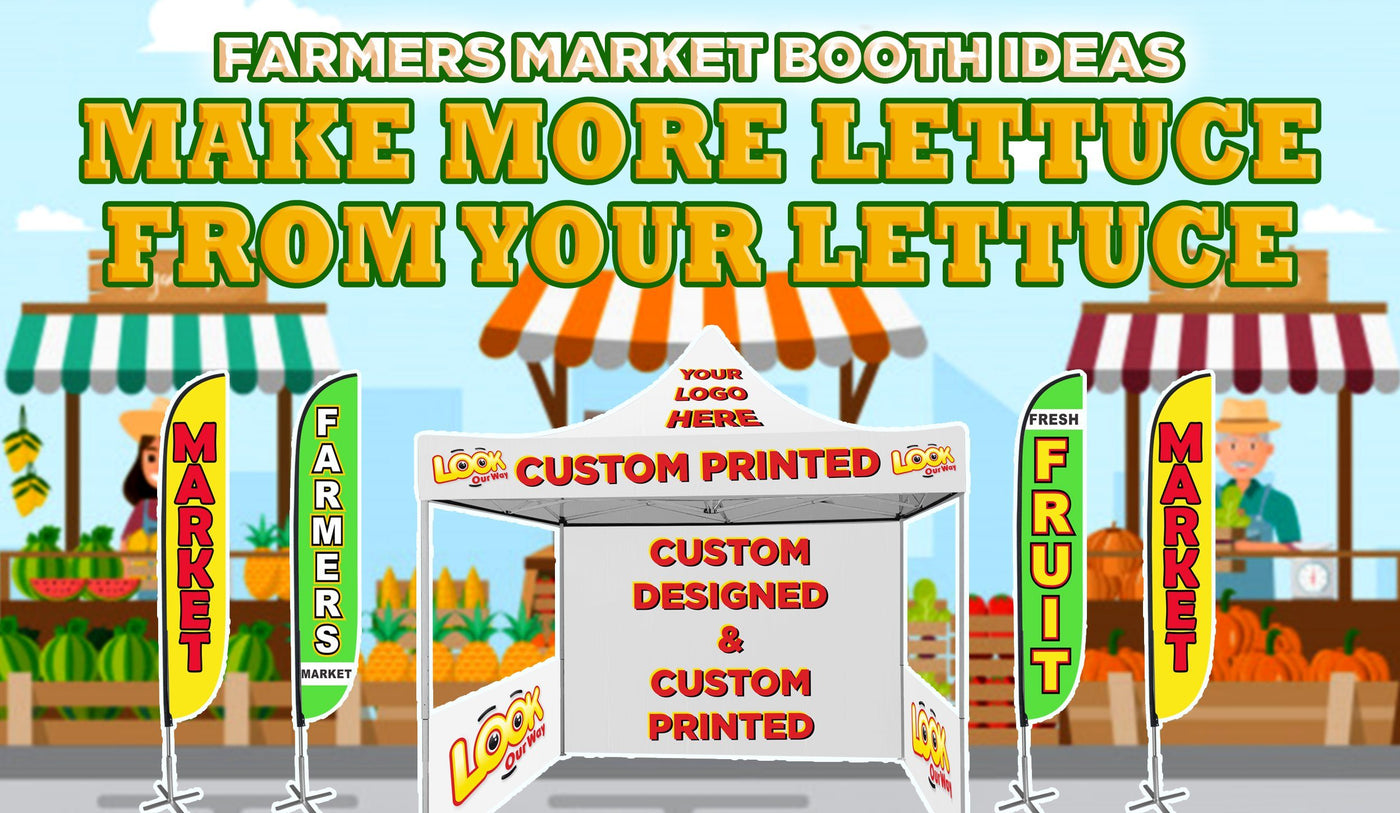 Farmers Market Booth Ideas - Make More Lettuce From Your Lettuce