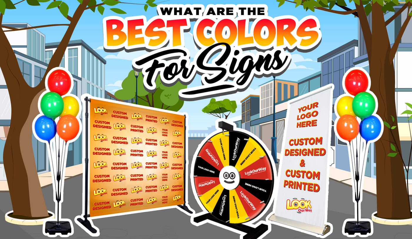 What Are the Best Colors for Business Signs?