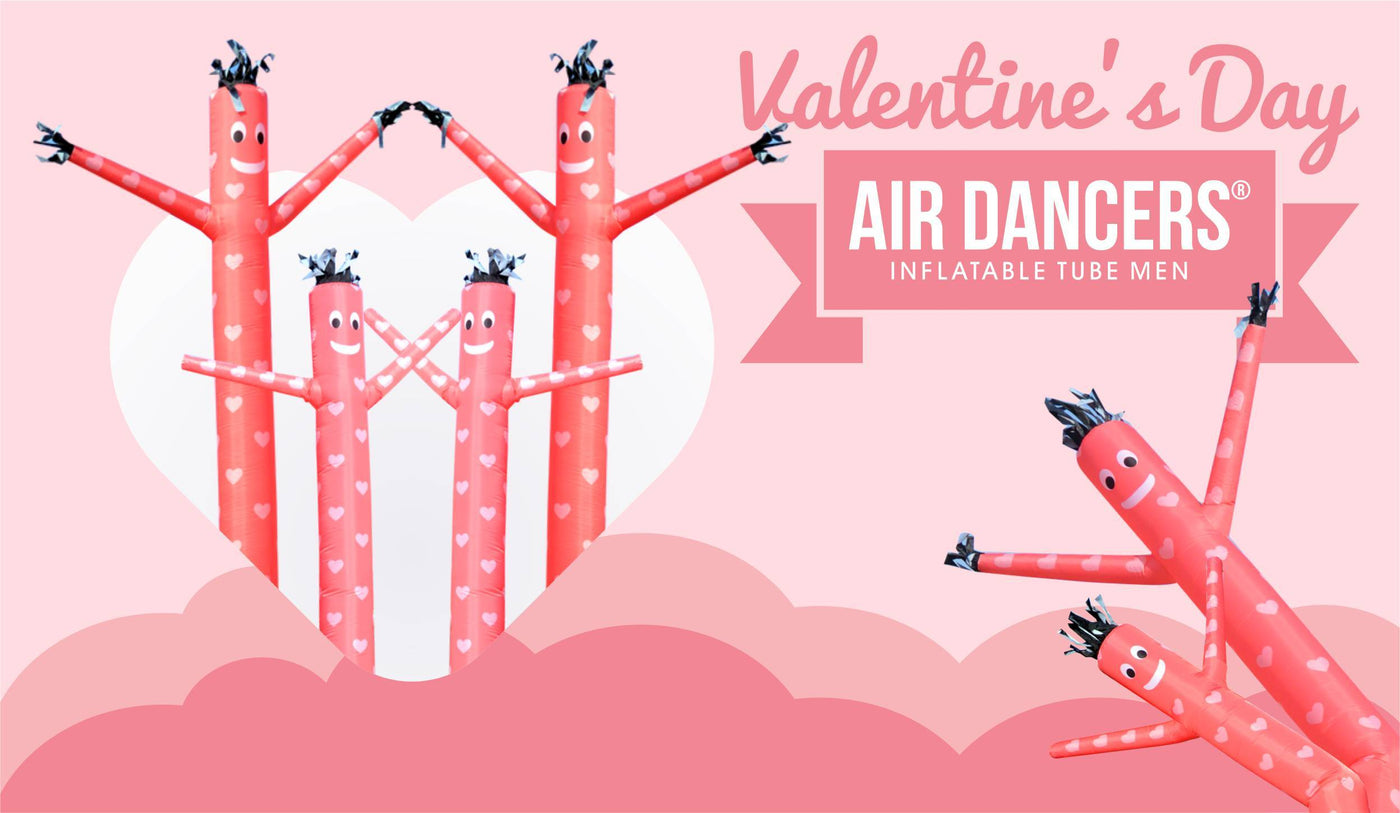 Spread the Love with Valentine’s Day Air Dancers® Inflatable Tube Men