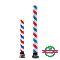 Barber Pole (Red, White, Blue) Tube