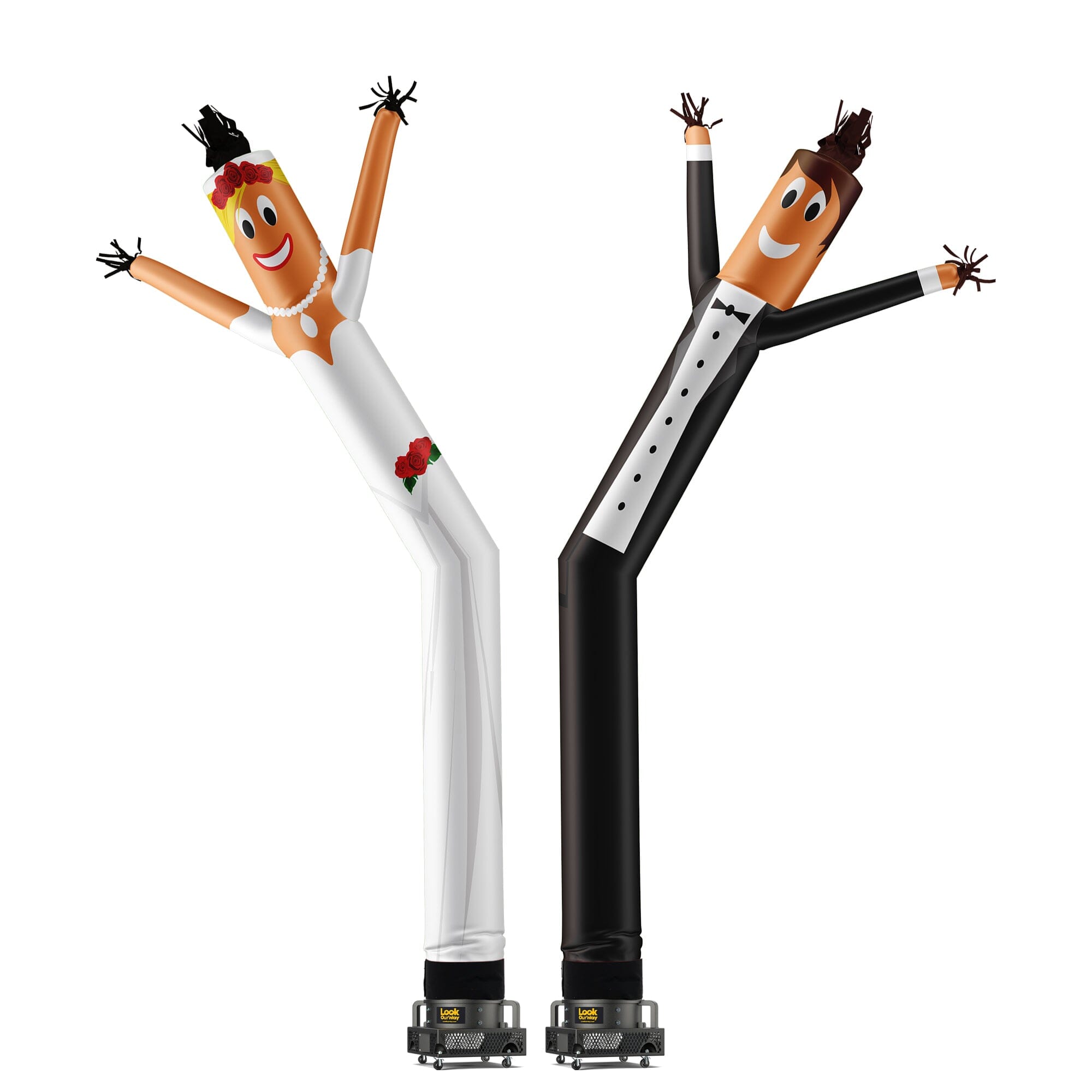 Bride & Groom Air Dancers® Inflatable Tube Man Character Sets – LookOurWay