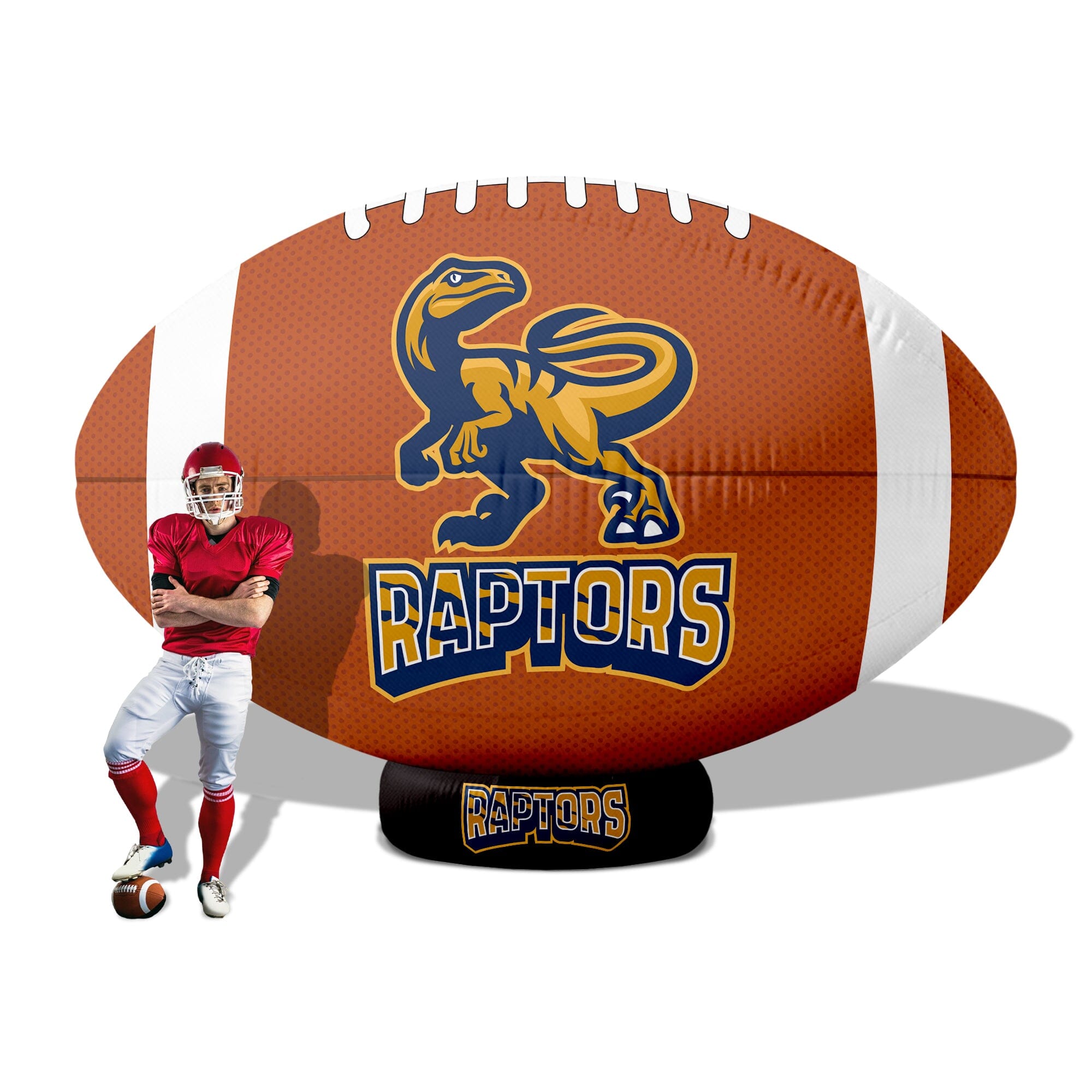 Custom Giant Inflatable Football | Sports Inflatables | LookOurWay