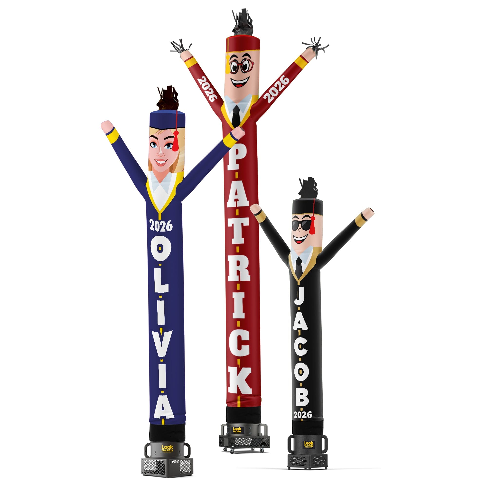 Graduation Air Dancer Inflatable Tube Man | Custom Class of 2026 ...