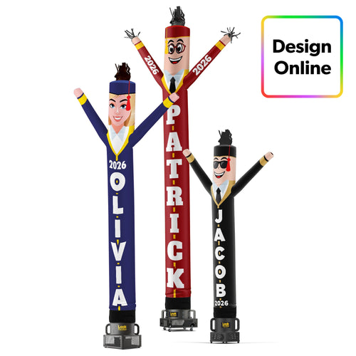 Custom Graduation Air Dancers® Inflatable Tube Man