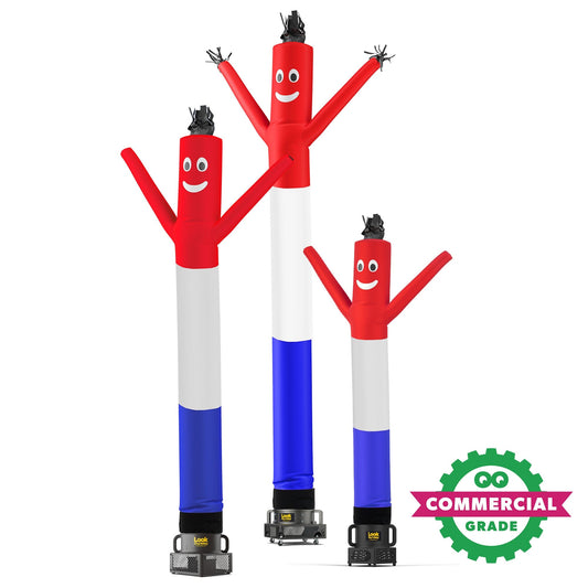 Air Dancers® Inflatable Tube Man Red, White, and Blue USA