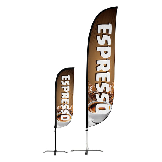 Espresso Feather Flag