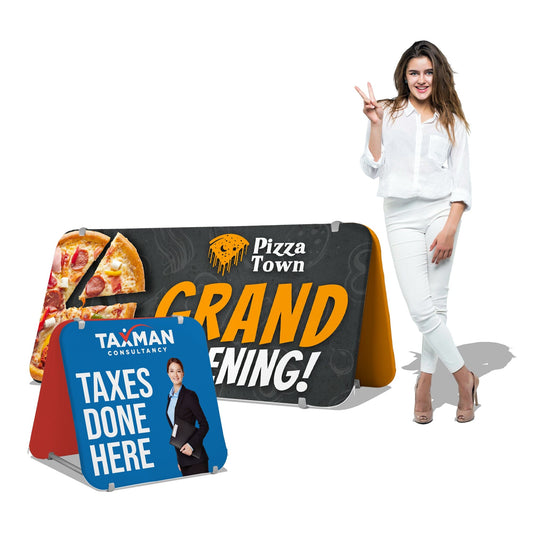 Tension Fabric A-Frame Banner Stand