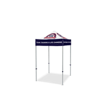 Custom Canopy Tent with Three Back Walls & Table Cover