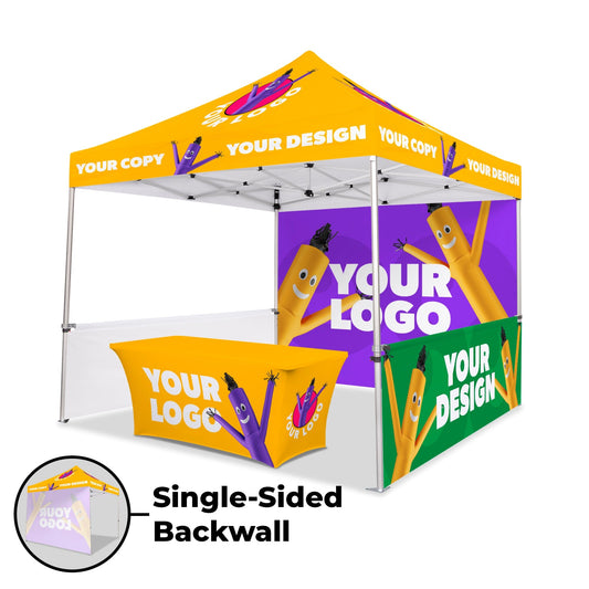 Canopy Top + Frame / Single-Sided Walls / 6ft Stretch