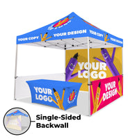 Canopy Top + Frame / Single-Sided Walls / 6ft Stretch