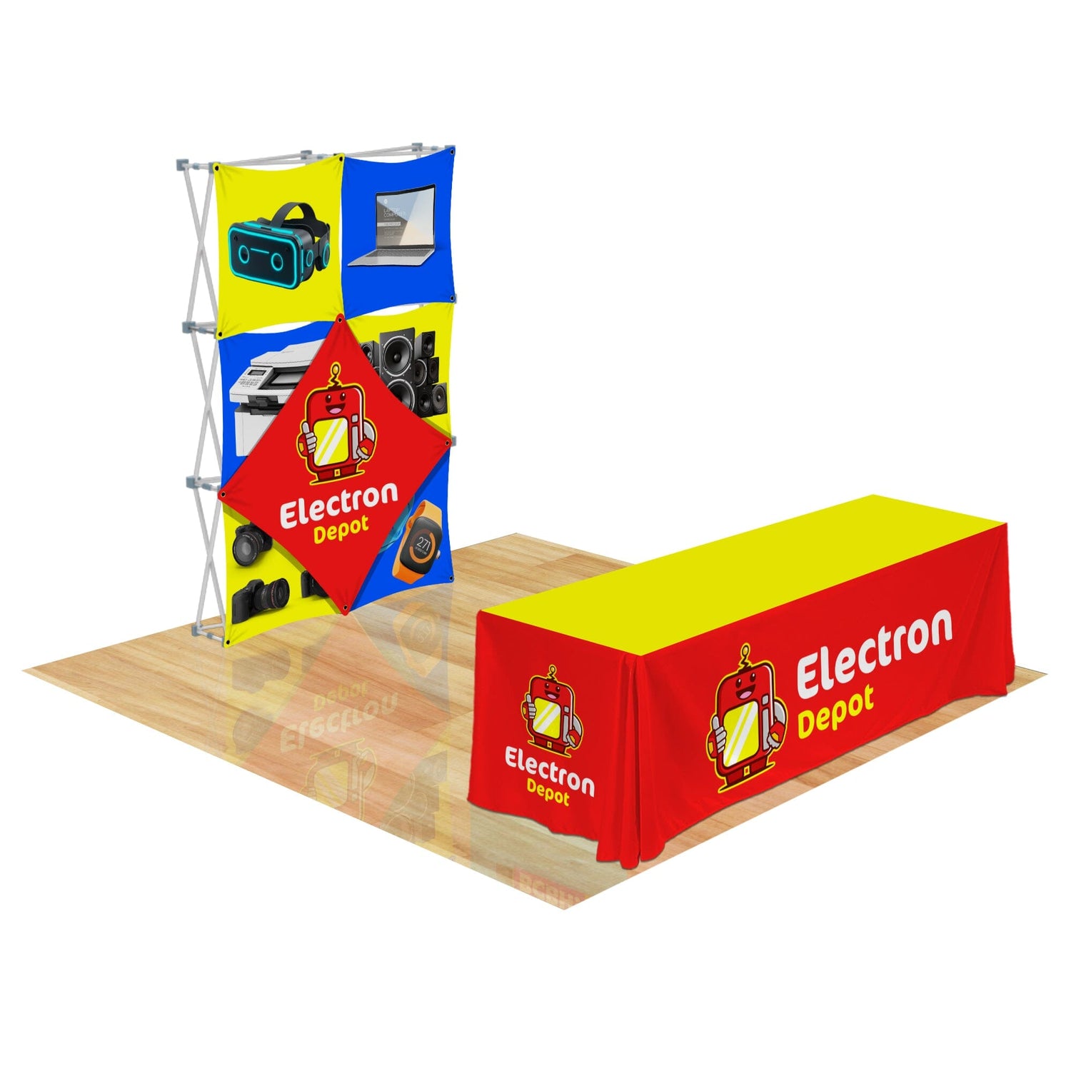 Complete Set w/ Hardware / 8ft Table Throw