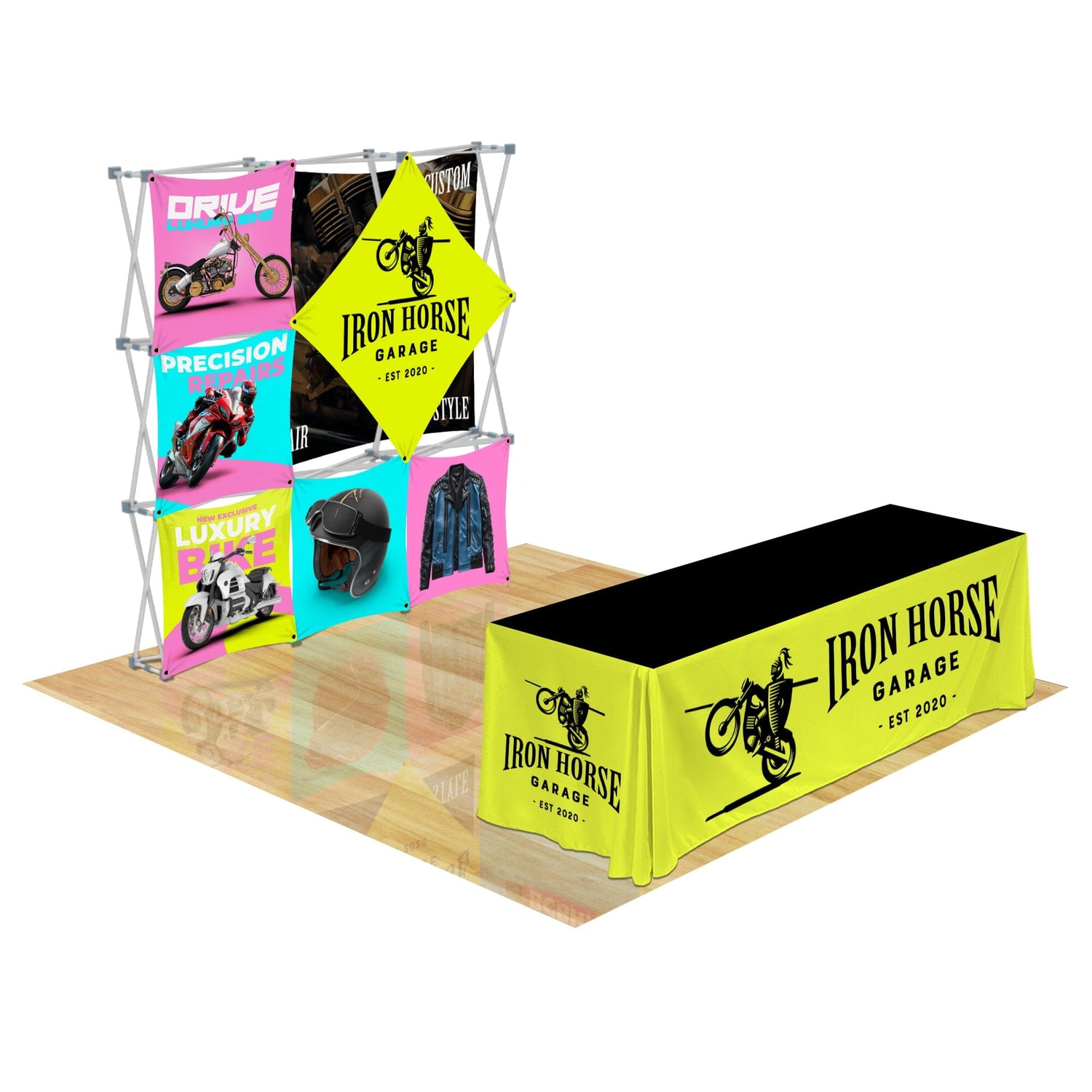 Complete Set w/ Hardware / 8ft Table Throw