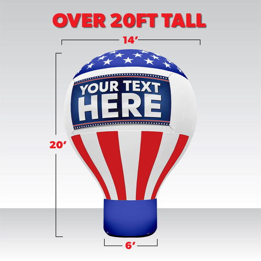 Giant Inflatable Patriotic Balloon 