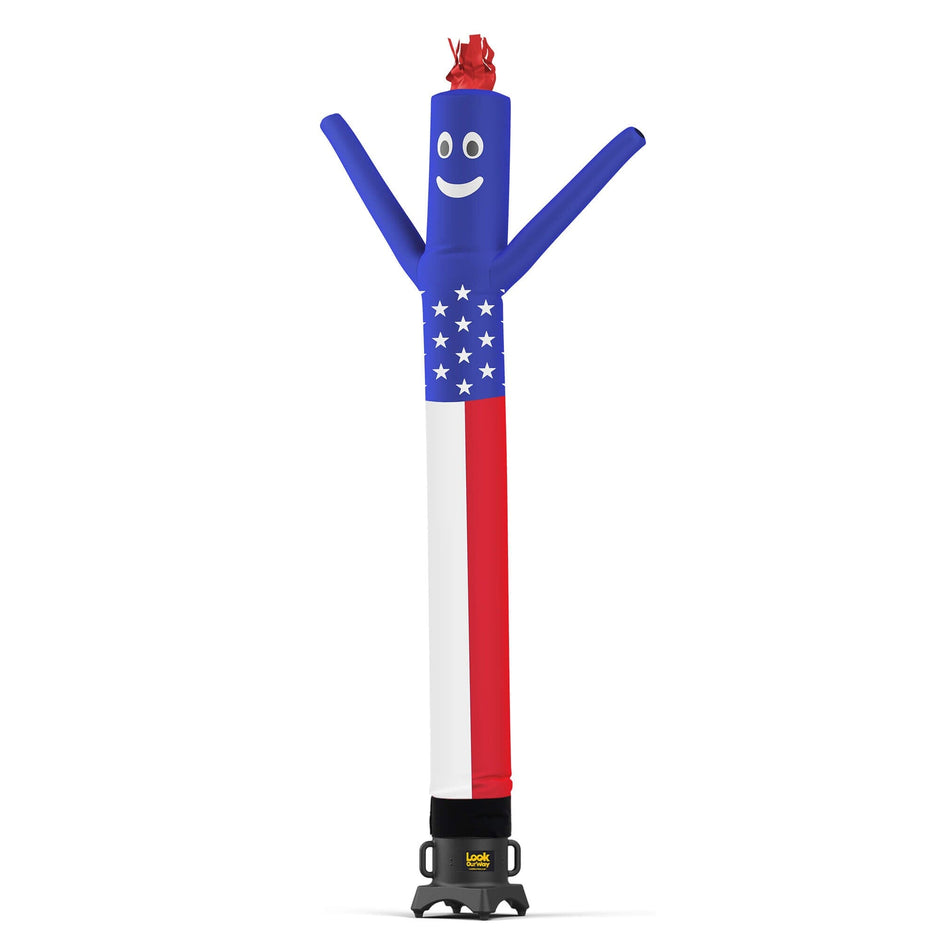 American Flag Air Dancers® Inflatable Tube Man – LookOurWay