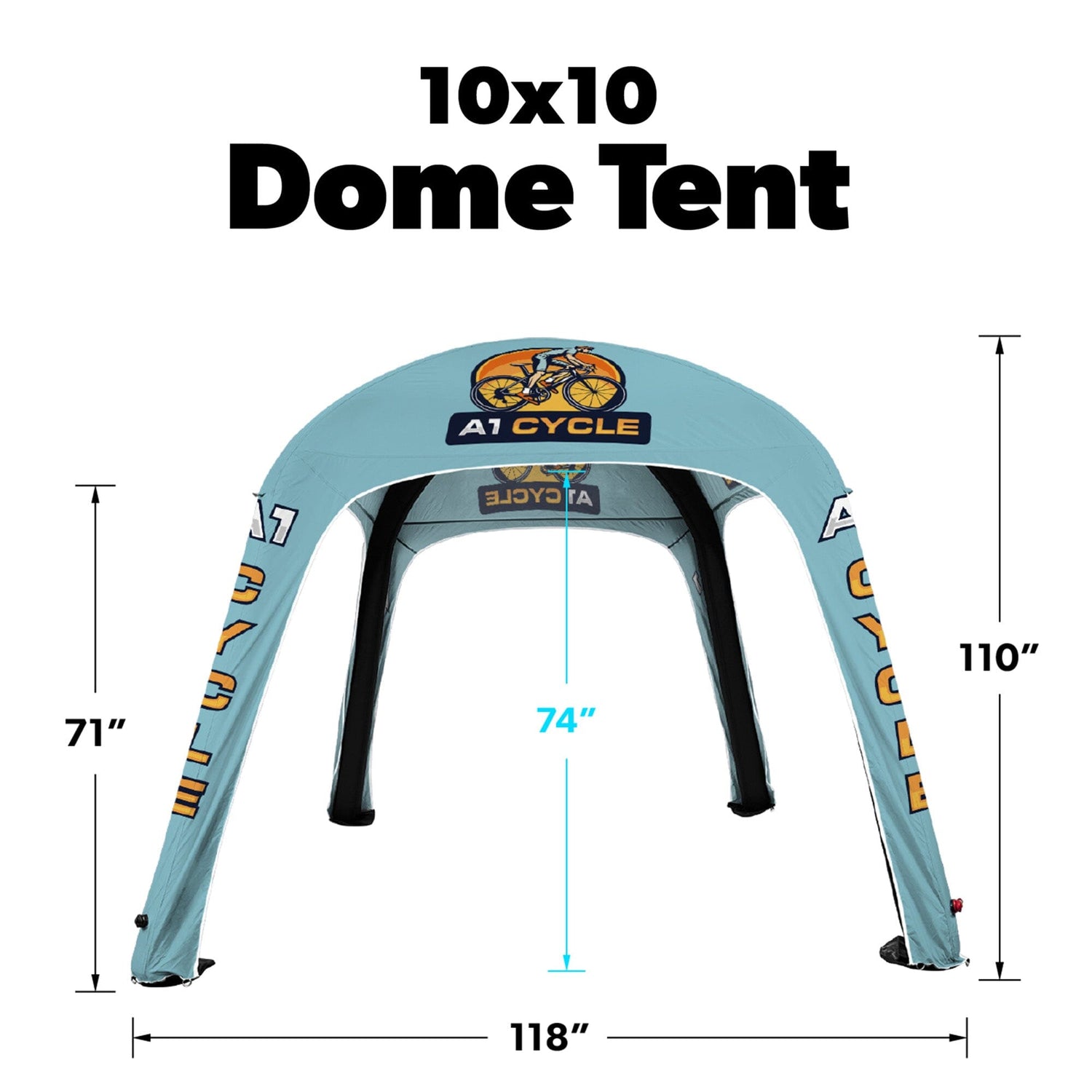 inflatable frame tent Custom Inflatable Dome Tent