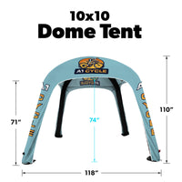 Custom Inflatable Dome Tent - Select Basic Package