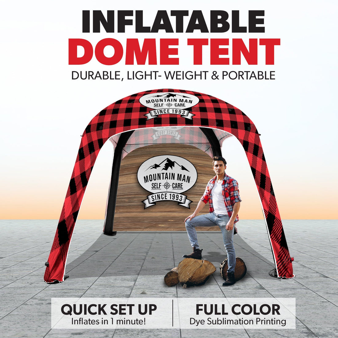Custom Inflatable Dome Tent - Select Silver Package – LookOurWay