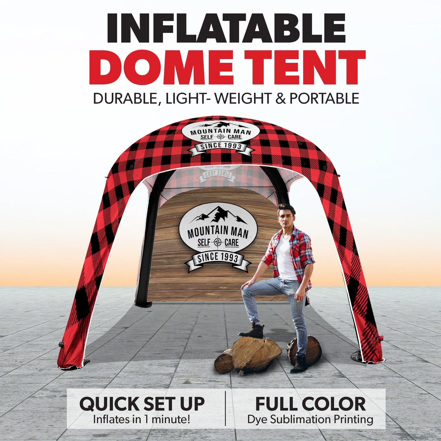 Custom Inflatable Dome Tent