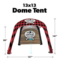 Custom Inflatable Dome Tent - Select Silver Package